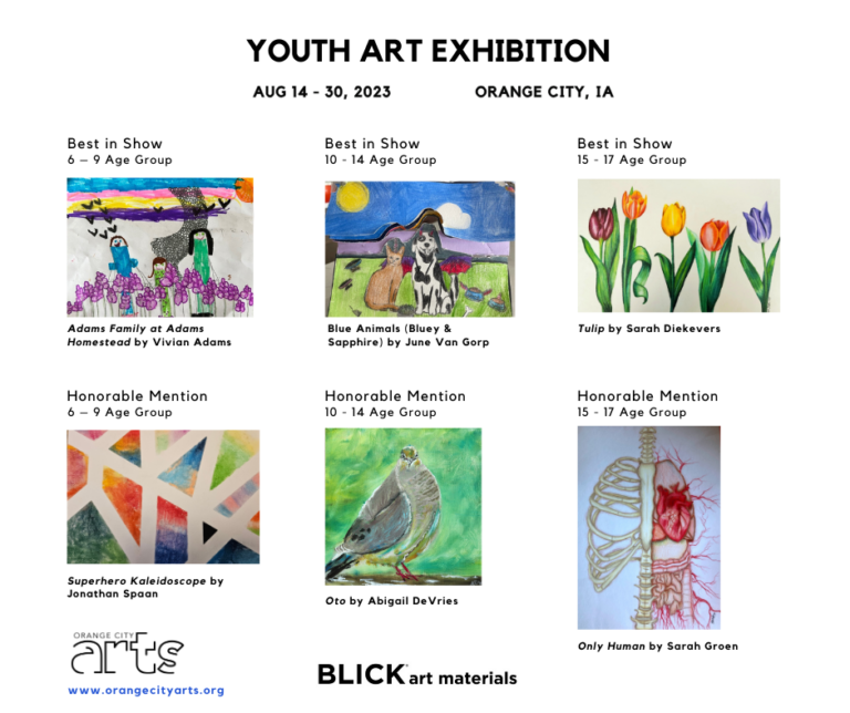 2023 Youth Art Showcase - Orange City Arts Council