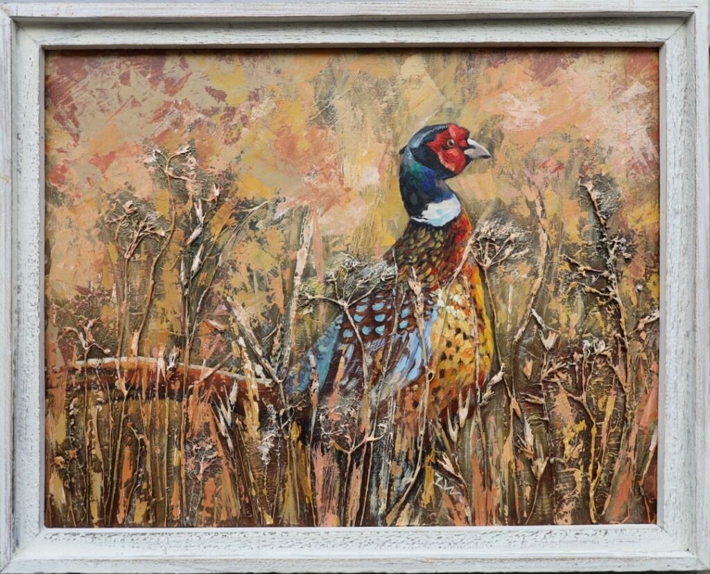 Pheasant Day by Zhanna Widmayer